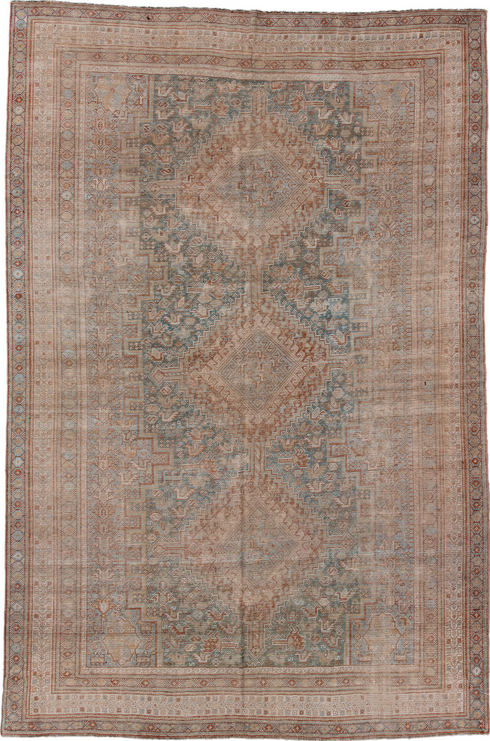Antique Shiraz Area Rug (6' x 9')